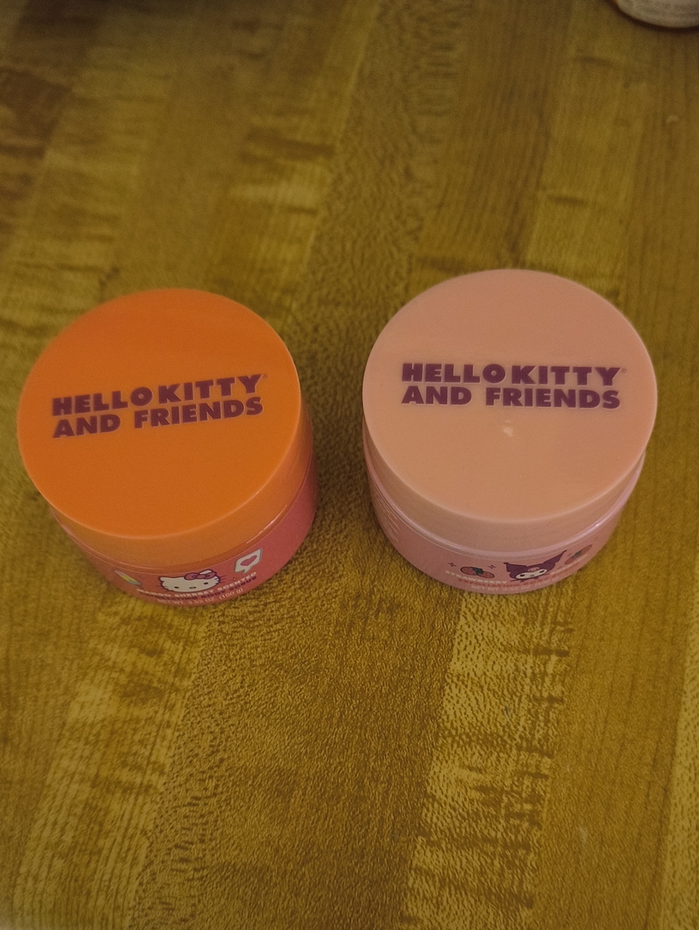 Set Of Two Hello Kitty And Friends Body Scrubs New
